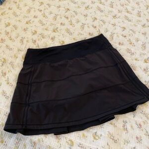 LULULEMON - Pace Rival Mid-Rise Skirt, long - black - size 2